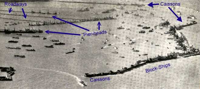 The Mulberry Harbours Normandy France A WW2 Engineering Marvel the-mulberry-harbours-normandy-france-a-ww2-engineering-marvel